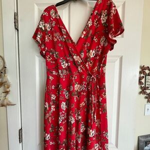 Summer wrap dress